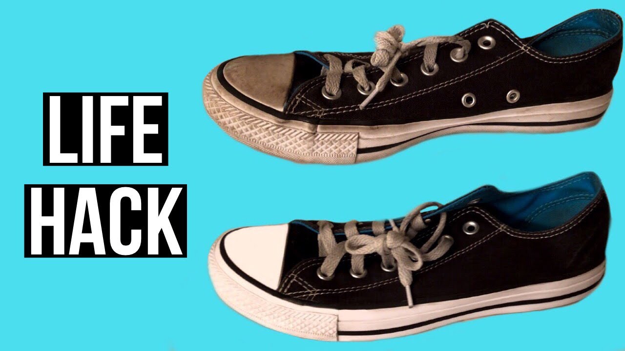 HOW TO GET YOUR SHOES LOOKING LIKE NEW AGAIN? EASY LIFE HACK YouTube