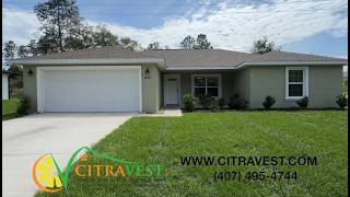 8238 N Vince Dr | 4 Bedroom | 2 Bath | Citrus Springs, FL