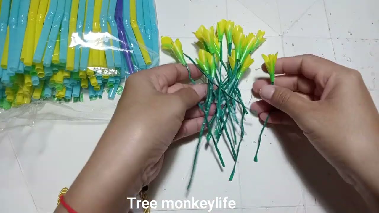 How to cut resin flowers,របៀបកាច់ផ្កាជ័រ YouTube