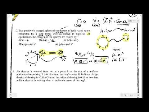 Electric Potential 2 - Problems - YouTube