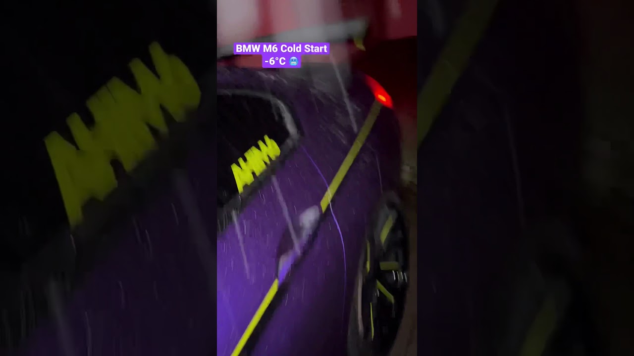 Bmw M6 Cold Start 🥶 
