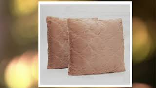 Dennis Basso (2) 18" x 18" Geo Lite Sculpted Pillows on QVC screenshot 2