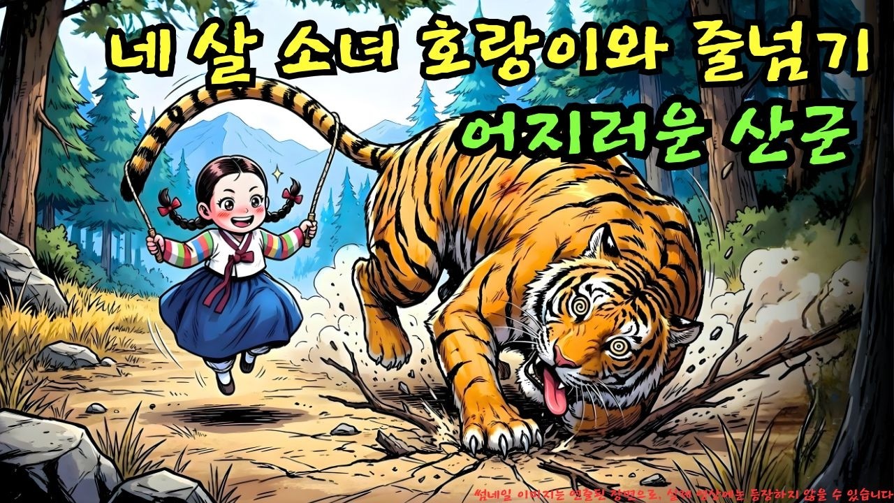 👉 네 살 소녀가 신령한 호랑이의 꼬리를 줄넘기처럼 사용해 산군을 어지럽게 만들다... 이 행동은 과연 위험할까? | 야담 |옛날이야기 |민담 |전설 | 설화