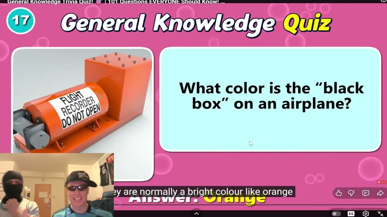 PercReacts: General Knowledge Quiz feat. Special Guest (Nighttime Episode)