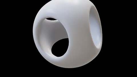 How many holes does this tetrahedral-looking surface have?