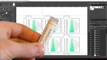 Make Lip Balm Labels in GIMP