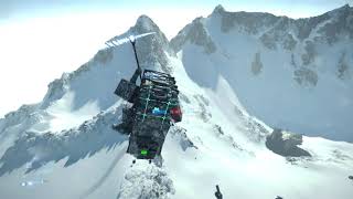 Death Stranding 2 - Ziplining through the Mountains