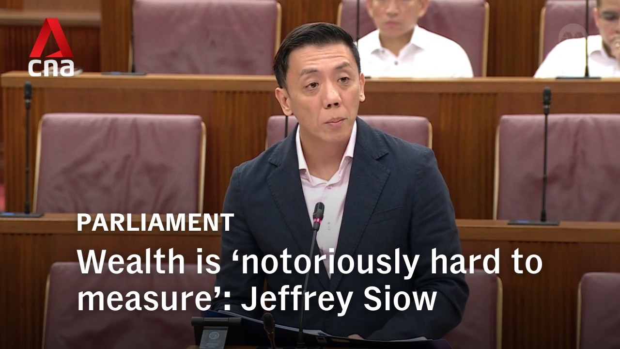 Acting Minister Jeffrey Siow on household economic resilience and wealth Gini coefficient