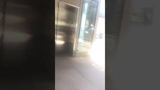 SCHINDLER 400A MRL TRACTION ELEVATOR GOING UP AT QFC U VILLAGE IN SEATTLE WASHINGTON