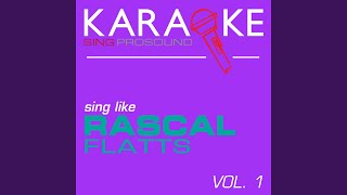 Stand (In the Style of Rascal Flatts) (Karaoke Instrumental Version)