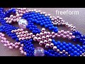 Bracelet - freeform. Браслет в технике фриформ. МК. Попытка N 1