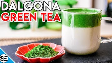 Dalgona Green Tea - No Egg & SO EASY!