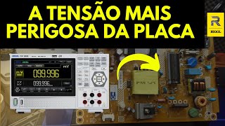 A MEDIÇÃO Mais Importante da PLACA DE FONTE CHAVEADA? FILTRO CAPACITIVO - Eletronica Facil