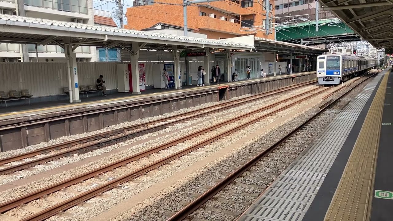 西武6000系6004F 中井通過