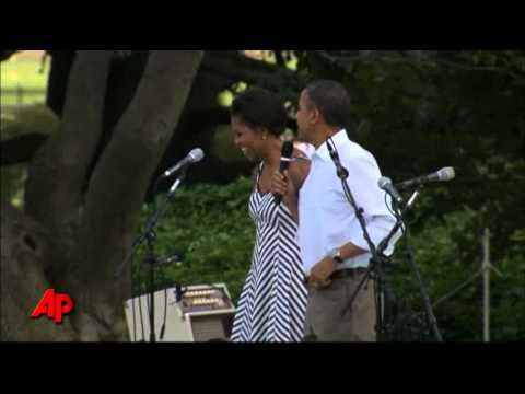 Raw Video Picnic At White House 