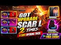😍GOT UPGRADE SCAR L 2 TIMES IN BGMI | 10 UC X SUIT CRATE OPENING TRICK | PLAY STORE FREE NEW EVENT