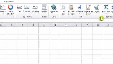 Insert or embed an Outlook mail PDF  or any document in Excel