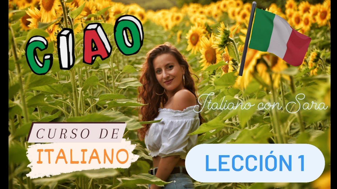 ITALIANO para PRINCIPIANTES 🇮🇹 Curso BASICO desde CERO! Aprende italiano con SARA Lección 1