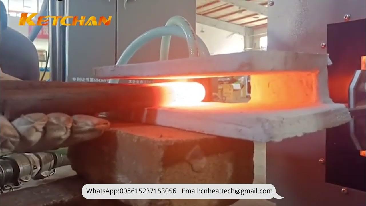 Steel Bar End Induction Heating for Fastening Parts Production