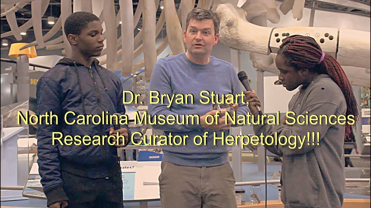 North Carolina Museum of Natural Sciences! Rocky and Derrick Interviewing Dr. Bryan Stuart!