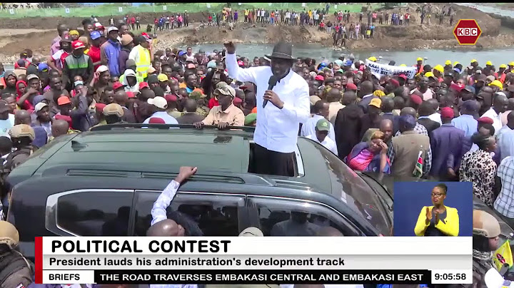 Ruto: Causing chaos, destroying property won't create jobs