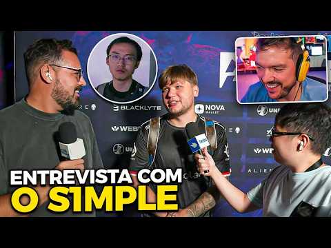 ENTREVISTA COM S1MPLE APÓS ESTREIA NO MAJOR! ENCONTRAMOS O EMILIAQAQ E SIDDE NO PRÉ JOGO