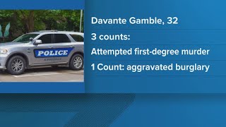 Man faces multiple attempted murder charges after armed burglary, shooting