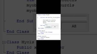 vb.net inheritance example -    مثال للوراثة في لغة  vb.net   @tmrmsr