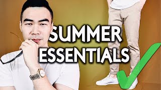 12 SUMMER ESSENTIALS For Men | How To Stay Cool and Look Stylish in Summer
