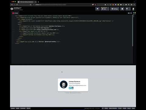 Create Simple Card Design using Tailwind CSS UI:UX