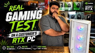 Real Gaming Test on a Customer's RTX PC | FPS &amp; Temperatures