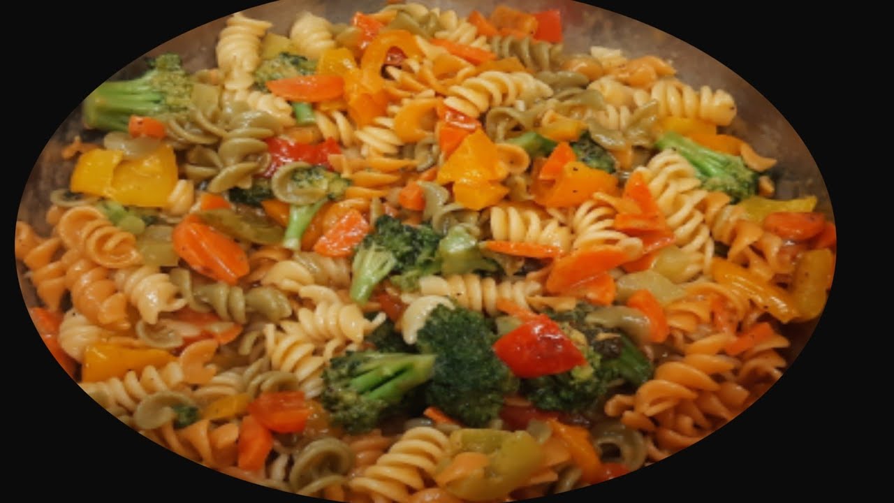 Colorful Vegetable Cheese Pasta Recipe झटपट पास्ता रेसिपी Quick pasta recipe for kids