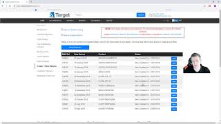 Welcome to the new Target Components website pt9 - RMAs