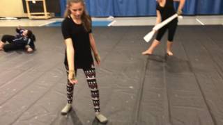 COLOR GUARD MANNEQUIN CHALLENGE!
