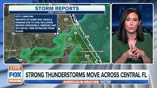 Hail Damages Homes, Vehicles In Port St. Lucie, Florida