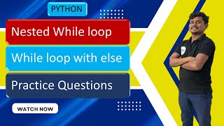 Nested while loop in hindi|nested while loop and while loop with else #nestedWhileloop#whileloop