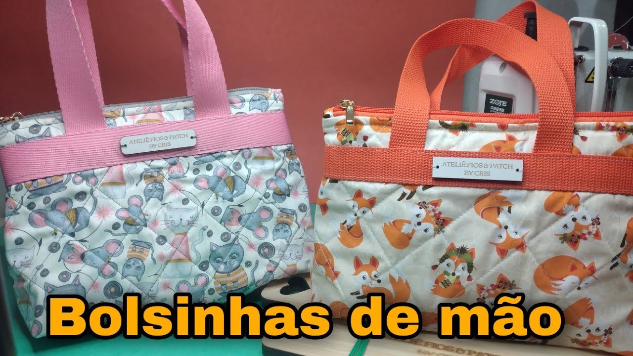 🌻ESSA BOLSINHA VENDE O ANO TODO🌻BOLSINHA DE MÃO 🌻INICIANTES🌻SEM MOLDE🌻