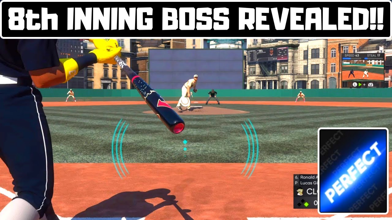 They REVEALED the FIRST 8th INNING BOSS! SLOW MOTION SWINGS and PCI PLACEMENT! MLB The Show 21