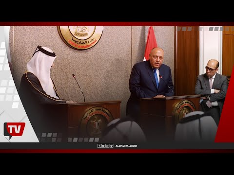 سامح شكري بشكر قطر على رعاياتها للمصريين العاملين بها وشوائب علاقتنا قد زالت