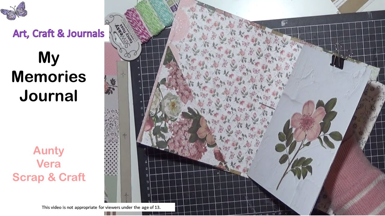 Memories Journal Aunty Vera Scrap And Craft Creative Team Project Youtube