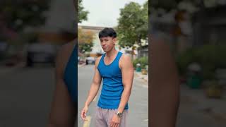 Warning Ignored | MUSCLE MAN | #namphuong #muscleman #funny #shorts #hero #kindness