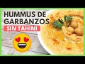 Como Hacer HUMMUS DE GARBANZOS SIN TAHINI | Receta Fácil y Saludable 😋