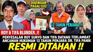 ROY SURYO BLUNDER !! ROY DIDAKWA PASAL 332 UU NOMOR 1 TAHUN 2023 DENGAN ANCAMAN 12 TAHUN P3NJ4RA