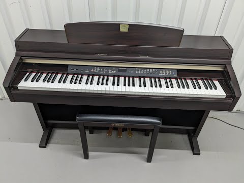 Yamaha Clavinova CLP-240 digital piano and stool in dark rosewood