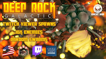 Deep Rock Galactic - Intense 10x Enemy Mining Mission (Twitch Integration Mod)
