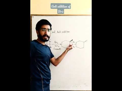Video Anti addition of Br2 #shorts #viralshorts #chemistry - youtube