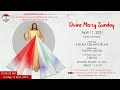 Divine Mercy Sunday -  April 11, 2021