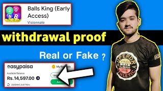 Balls King App real or Fake // Balls king App withdrawal proof // Balls king App review screenshot 3