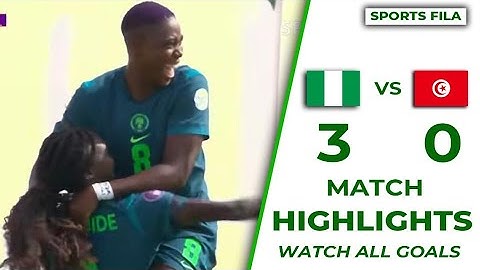 NIGERIA VS TUNISIA(3-0)-MATCH HIGHLIGHTS & ALL GOALS-2025 WAFCON TOURNAMENT