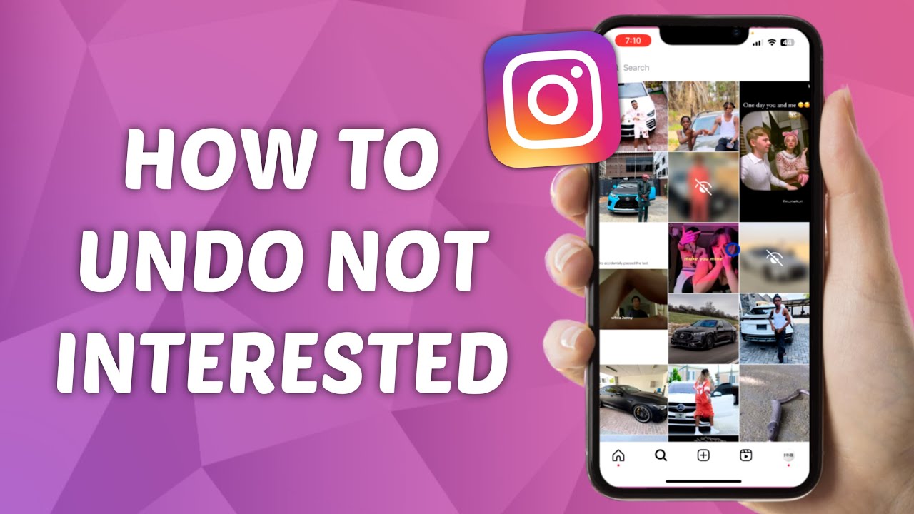 How to Undo Not Interested on Instagram - YouTube